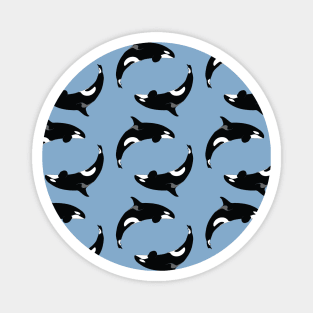 Orca Pattern Magnet